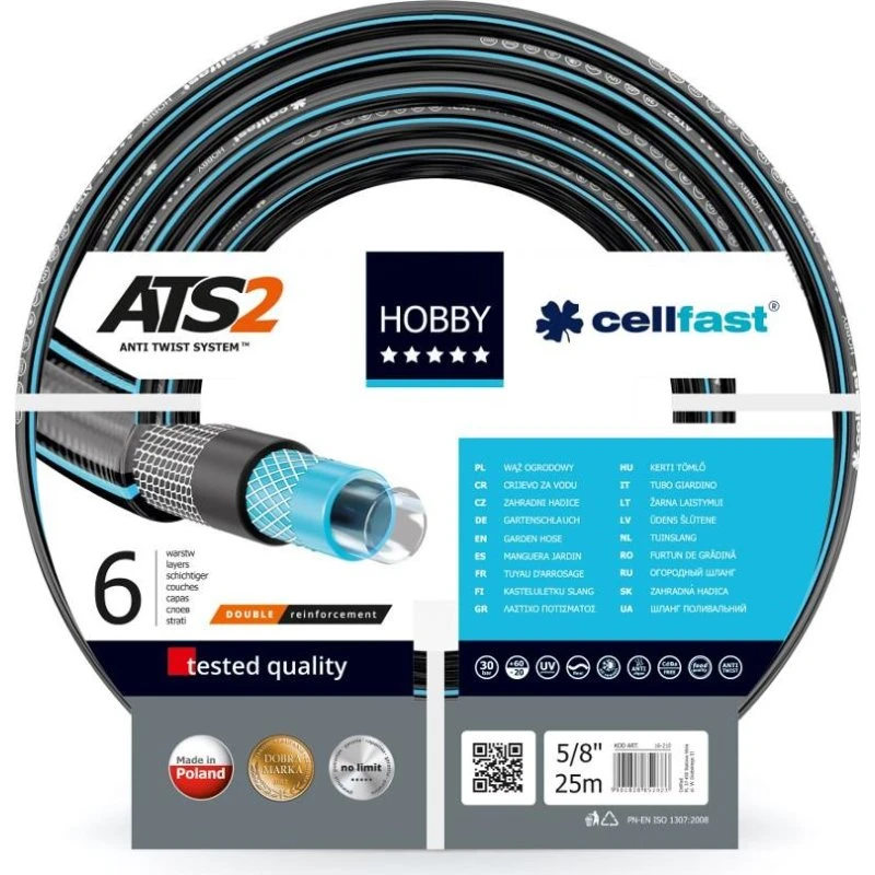 Cellfast Hobby ATS2 Haveslange 5/8" 25 m