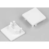DIOFLEX endestykke COZY12 hvid (2 stk.)