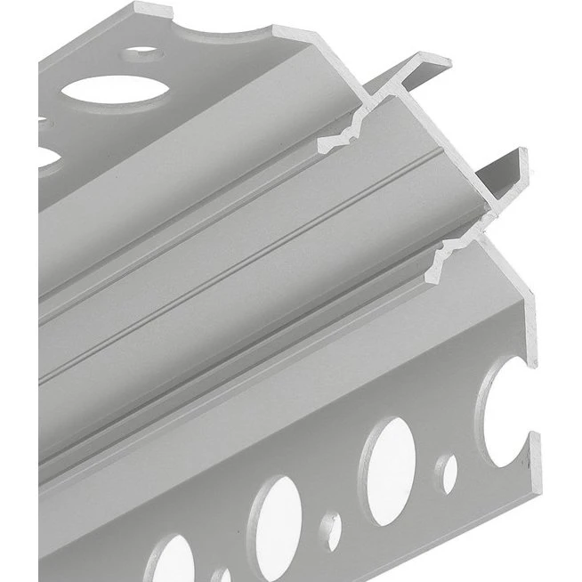 DIOFLEX UNI-TILE12 90DEG C PLUS Aluprofil - 2m Anodiseret