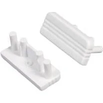 DIOFLEX SURFACE10 gen2 endestykker, hvid, 2 stk