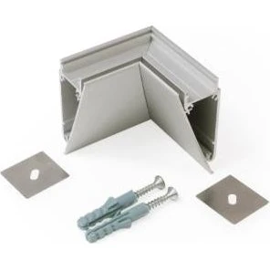 DIOFLEX WALLE12 90° hjørne - Anodiseret aluminium