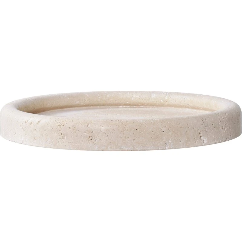 House Nordic Bakke i natur travertin, Ø25,5 cm