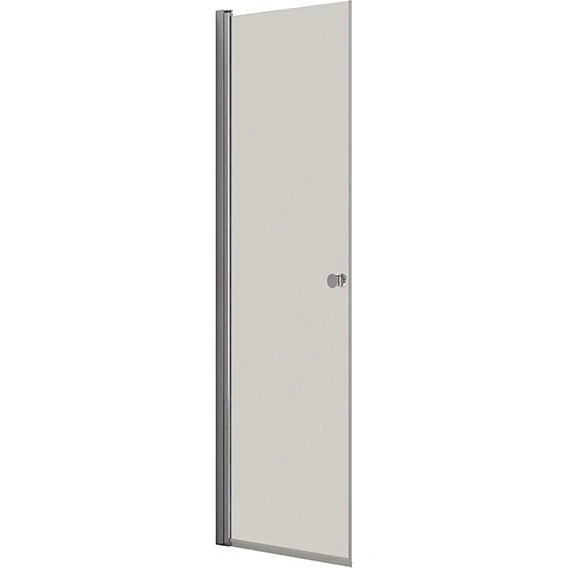 Dansani Match brusedør model A, 67-69cm, krom/klart glas