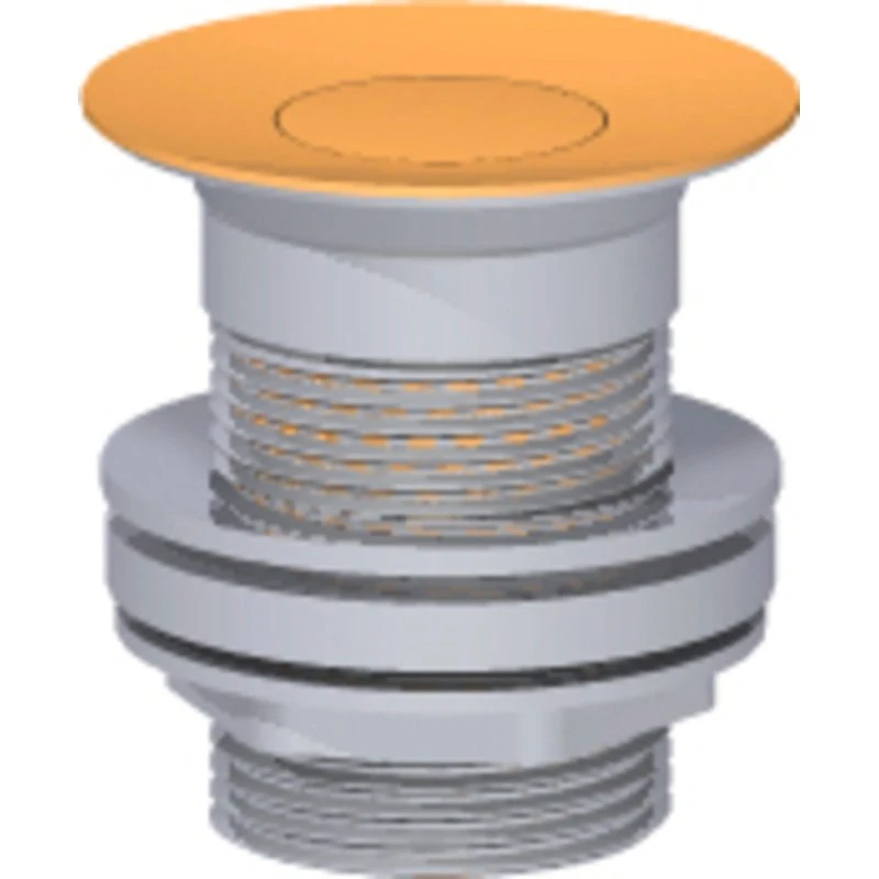 Dansani Calidris bundventil, push-open, messing