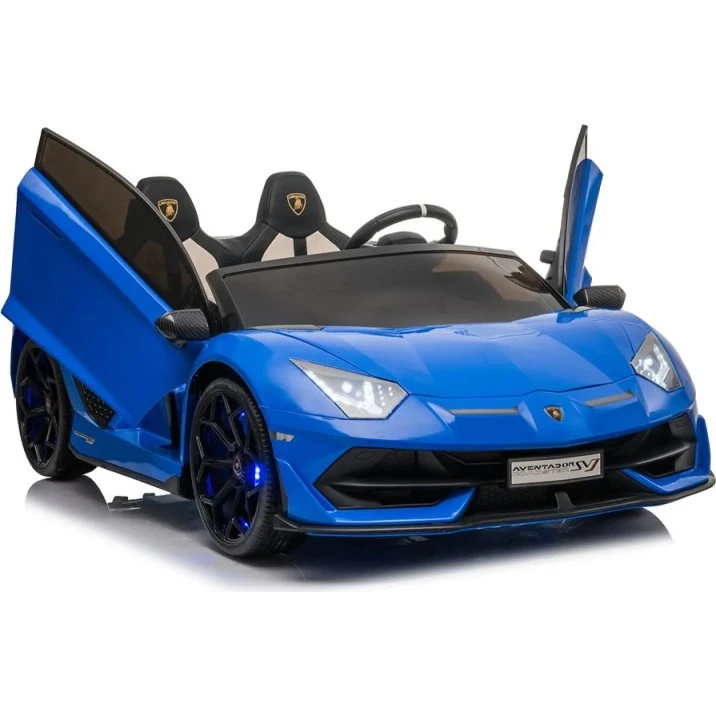 Lamborghini Aventador SVJ Drifter 24V Elbil - Blå