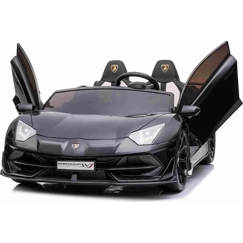 Lamborghini Aventador SVJ Elbil - Sort med Driftfunktion