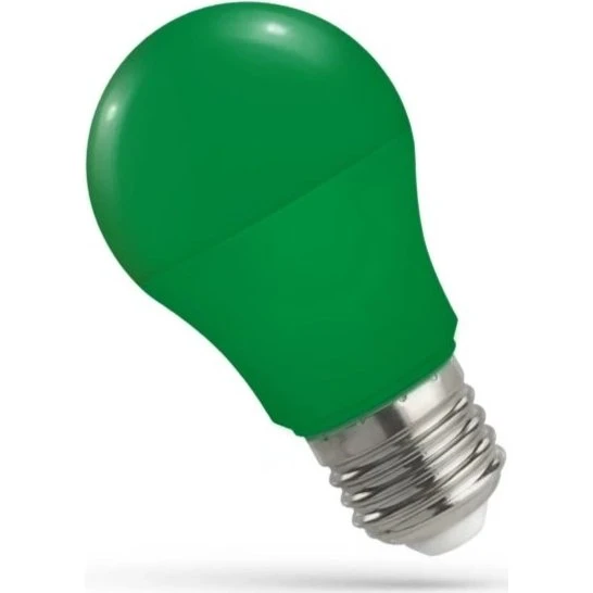Spectrum E27 Grøn LED-pære A50 4,9W Matteret