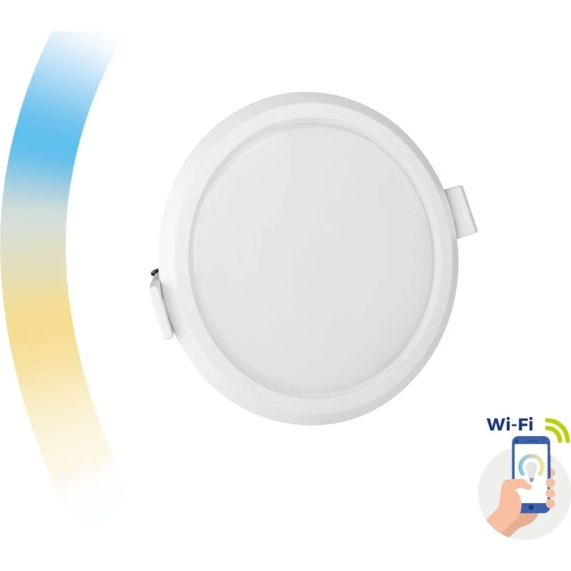 Algine 6W Smart LED Indbygningspanel Ø 112mm CCT
