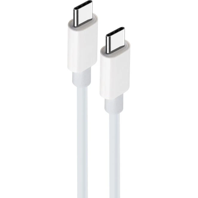 Maxlife MXUC-05 USB-C til USB-C opladningskabel, 2m, 60W, hvid
