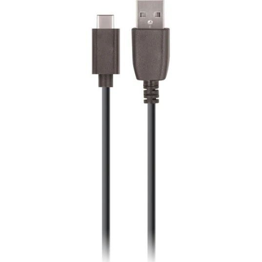 Maxlife USB til USB-C kabel, 20 cm, Sort (2A Hurtigopladning)