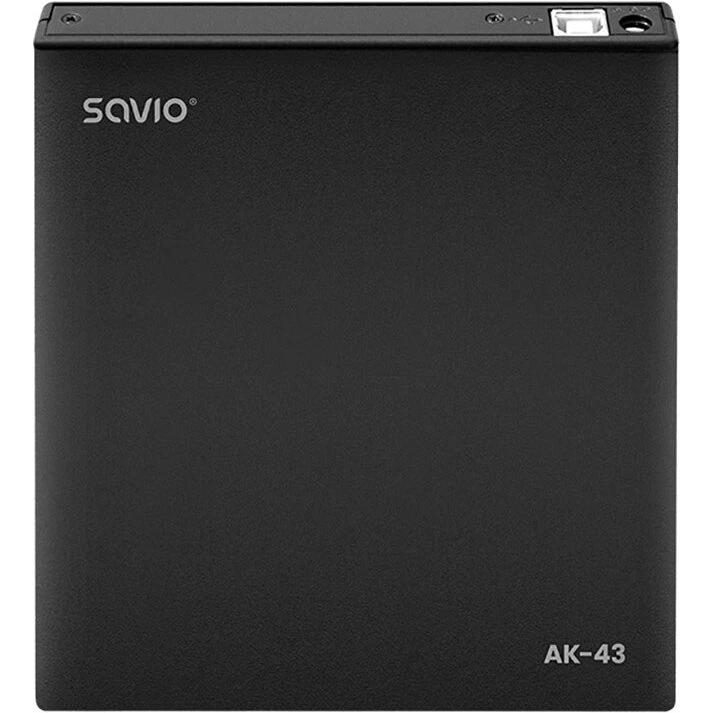 SAVIO AK-43 Ekstern Slim CD/DVD-brænder USB 2.0, sort