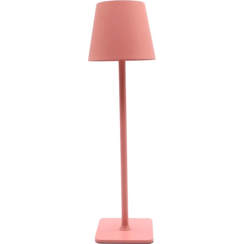 Opladelig LED bordlampe, Pink, touch-dæmpbar med CCT