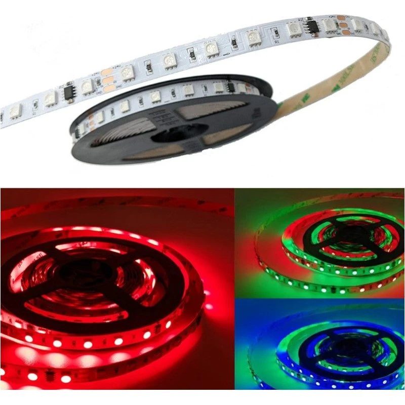 RGBIC LED-strip 24V - 5m, 12W/m, 60 LED pr. meter