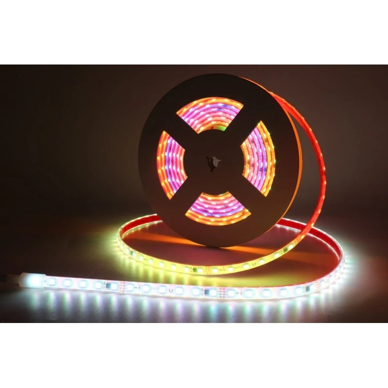 12W/m RGBIC LED strip sæt - 5m, IP68, 60 LED/m, 24V