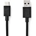 Nedis USB-C 3.2 Kabel 60W 1 m (USB-A → USB-C) Sort