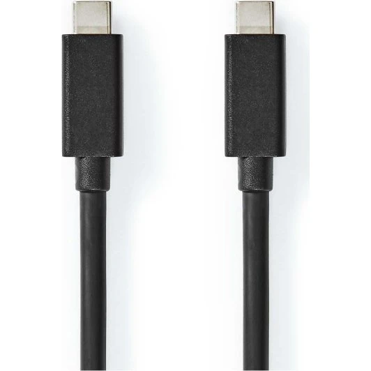 Nedis USB-C kabel 1 m | 100W | 20 Gbps | 4K@60Hz | Sort