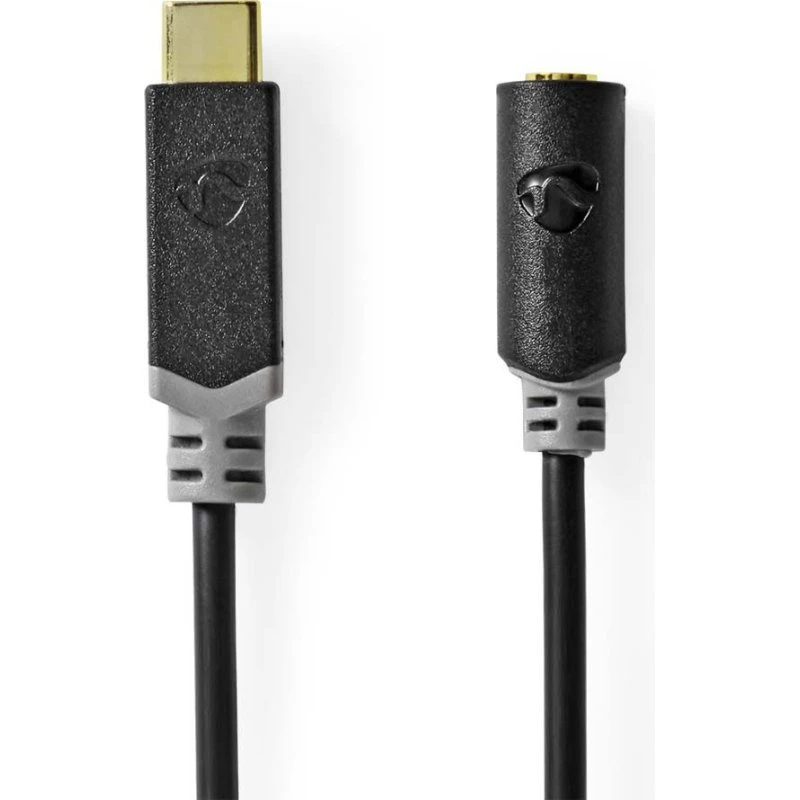 Nedis USB-C til Minijack kabel 1 m – Guldplateret