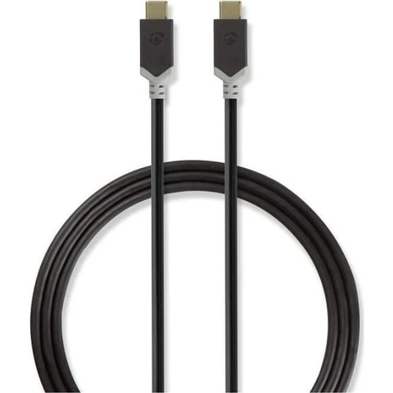 Nedis CCBW64700AT10 USB-C 1 m USB 3.2 Gen 2 60W Antracit