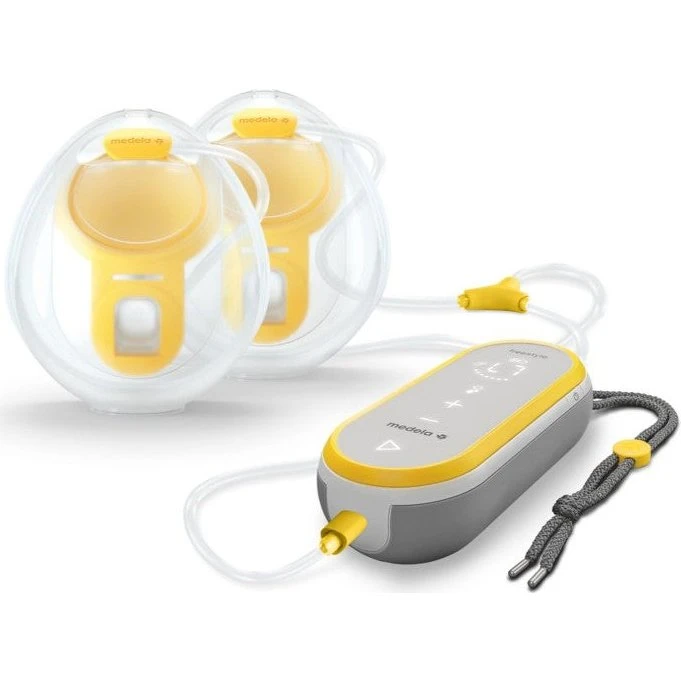 Medela Freestyle Hands-Free Dobbelt Elektrisk Brystpumpe - Grå