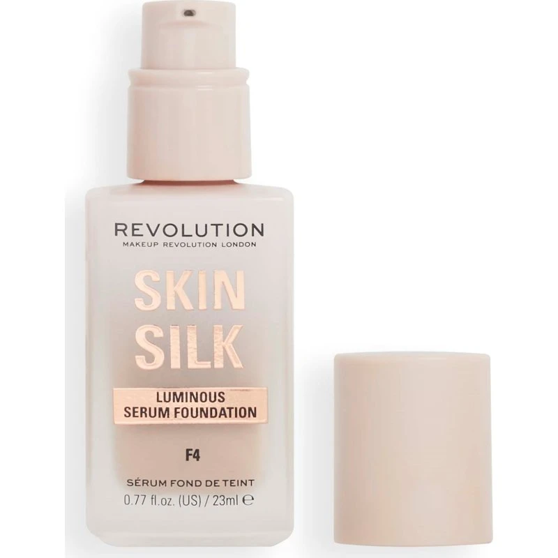 Revolution Beauty London Skin Silk Serum Foundation F4, 23 ml