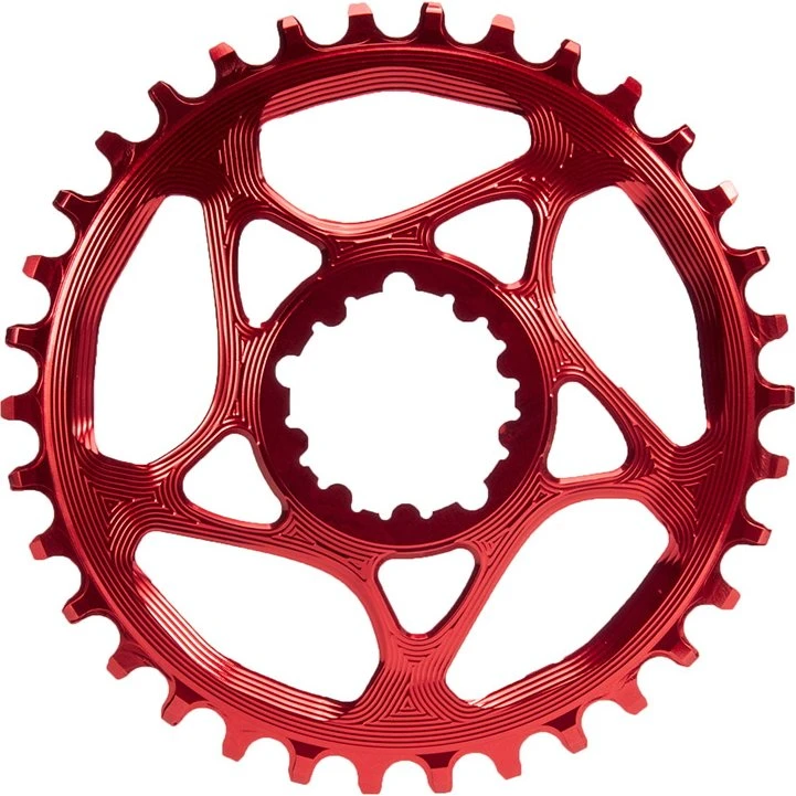 AbsoluteBlack 34T Chainring Direct Mount SRAM - Rød