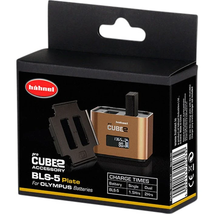 Hähnel ProCUBE 2 Plade til Olympus BLS-5 Batteri