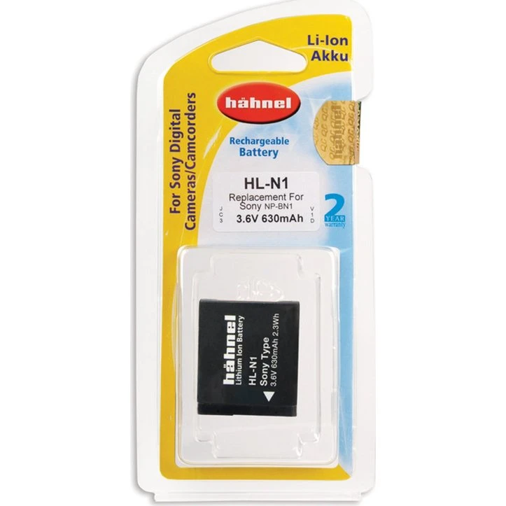 Hähnel Batteri til Sony HL-N1 / BP-BN1 - 630mAh