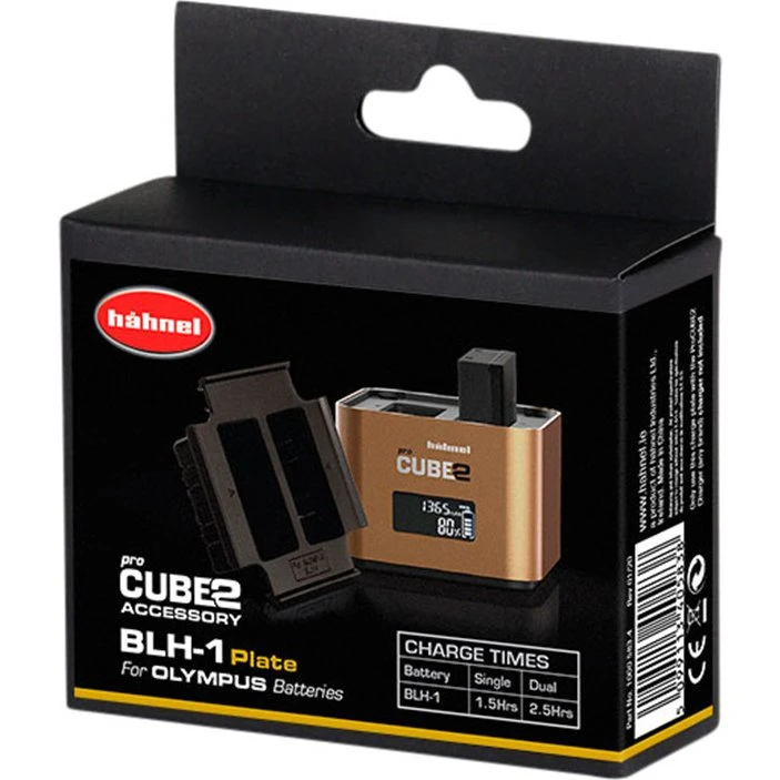 Hähnel ProCUBE 2 Plade til Olympus BLH-1 Batteri