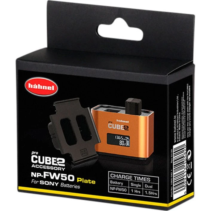 Hähnel ProCUBE 2 ladeplade til Sony NP-FW50 batterier