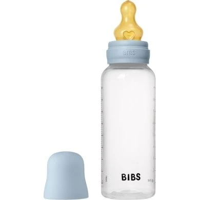 BIBS Sutteflaske 270 ml – Komplet sæt med latex-sut