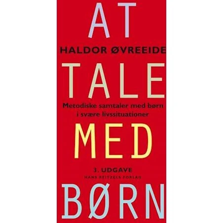 At tale med børn - Haldor Øvreeide - Bog