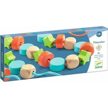 Djeco Filacolor store træperler
