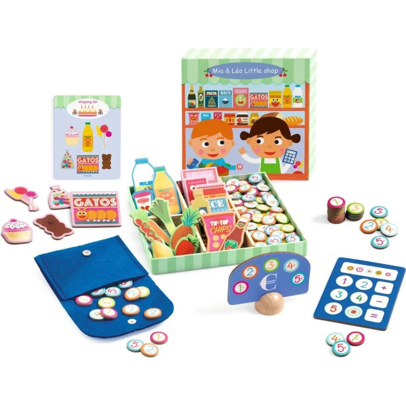 Djeco Min første købmandsbutik Mia & Léo