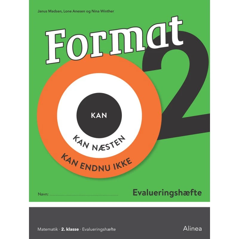 Format 2: Evalueringshæfte til matematik (2. klasse)