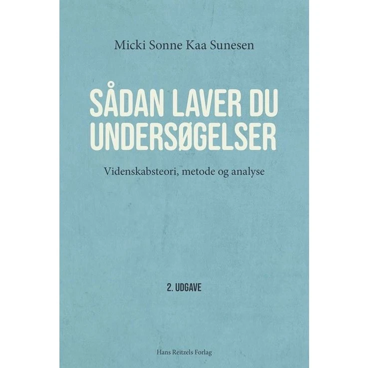 Sådan laver du undersøgelser - Micki Sunesen - Bog