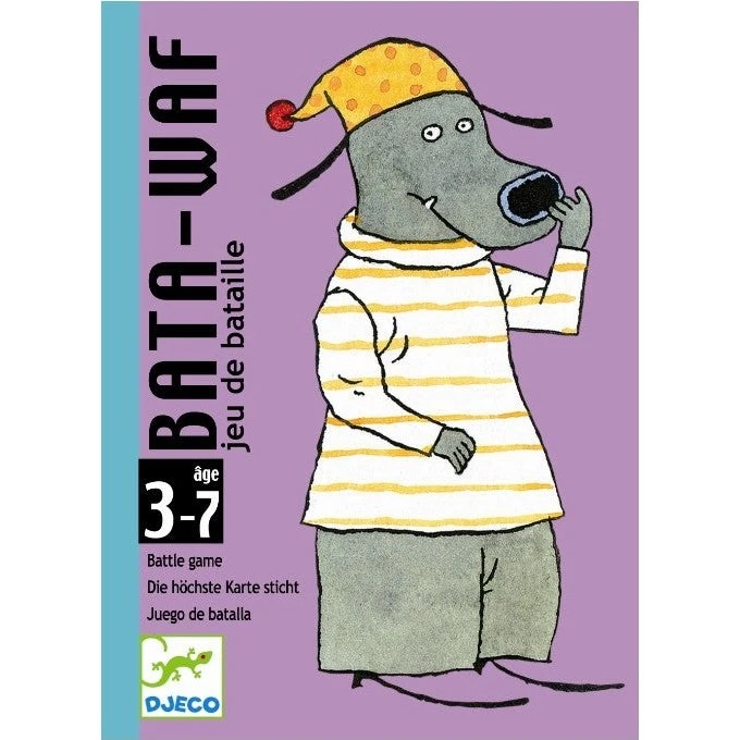 Djeco BATA-WAF kortspil – hurtig 'krig' for 3–6 år