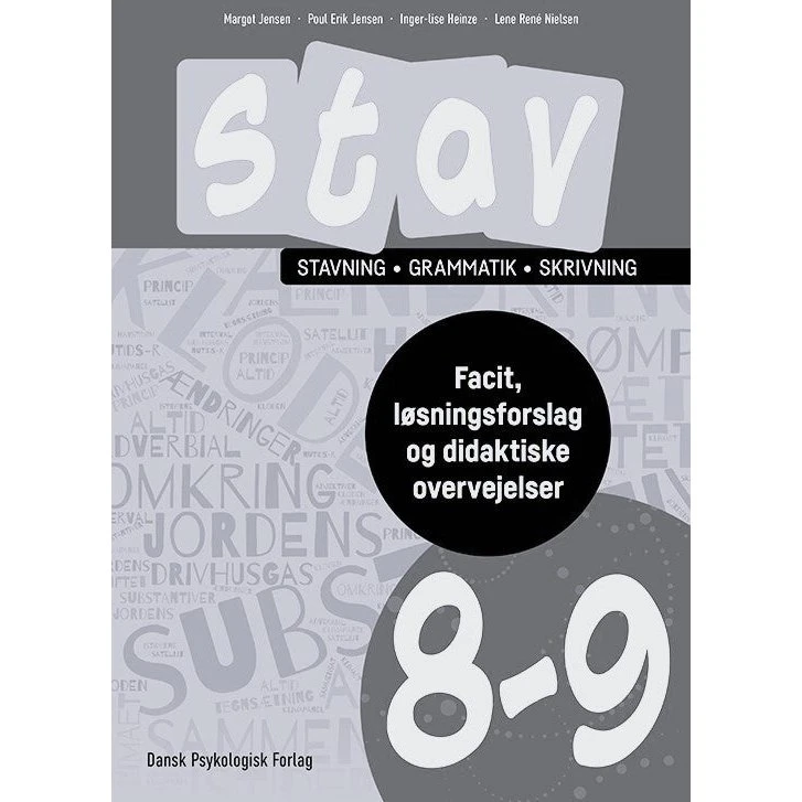 STAV 8-9 - Facit, løsningsforslag og didaktiske overvejelser