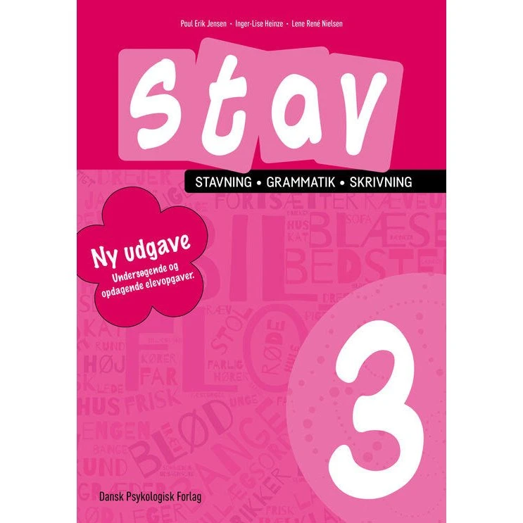 STAV 3 - Stavning, grammatik, skrivning 3. klasse