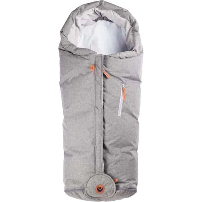 Easygrow HOOD Norse kørepose - Grå Melange