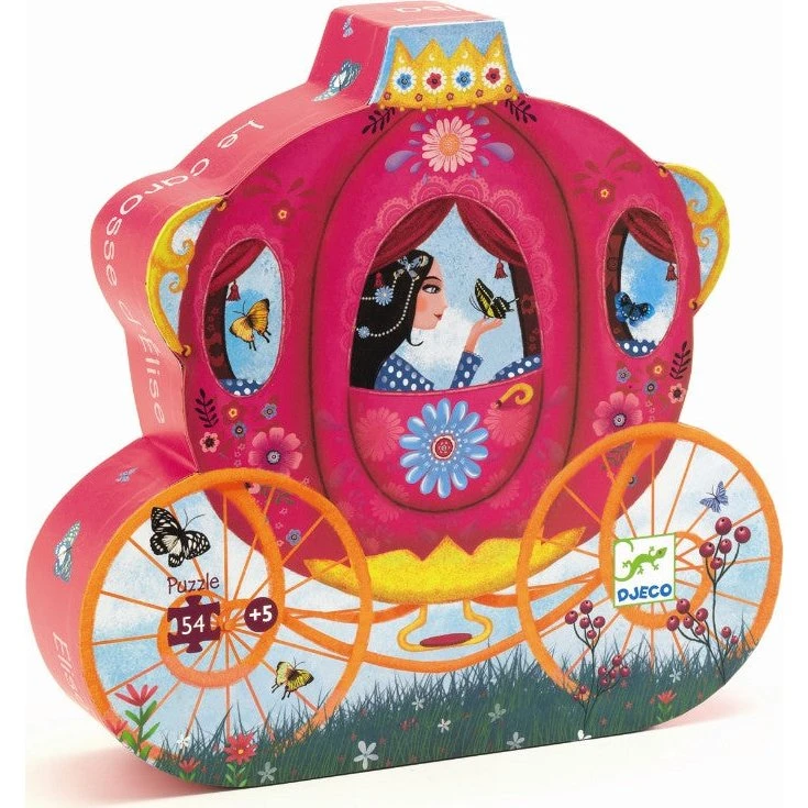 Djeco Silhuetpuslespil Karet (54 brikker)