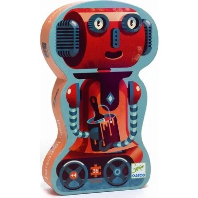 Djeco Bob the Robot – Silhuetpuslespil 36 brikker