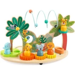 Djeco Motorikbræt Multi Big - 38 x 22 x 28 cm