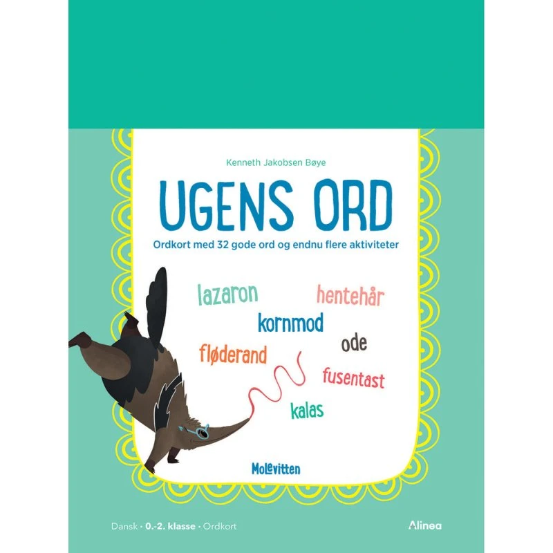 Molevitten, Ugens ord - 32 ordkort til sprogundervisning
