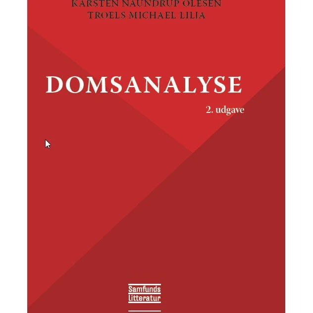 Domsanalyse 2. Udgave - Karsten N. Olesen & Troels M. Lilja