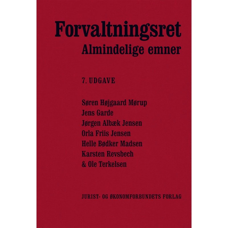 Forvaltningsret - Almindelige emner (7. udgave)