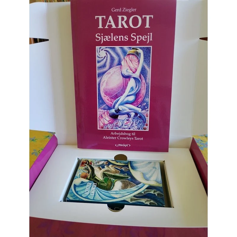 Tarot Sjælens Spejl Sæt - Dansk Bog & Engelske Kort