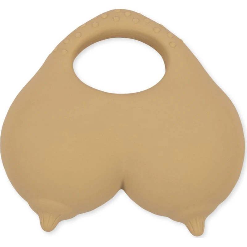 Konges Sløjd Baby teether – Babs bidering Creamy White