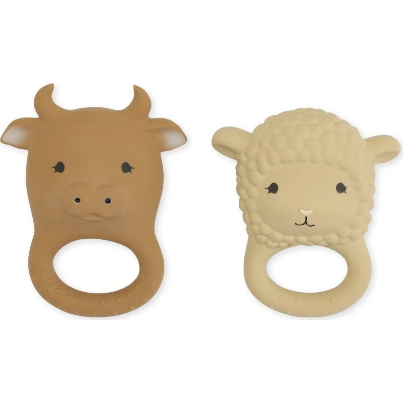 Konges Sløjd 2-pak Bidering, Farm (får & ko)