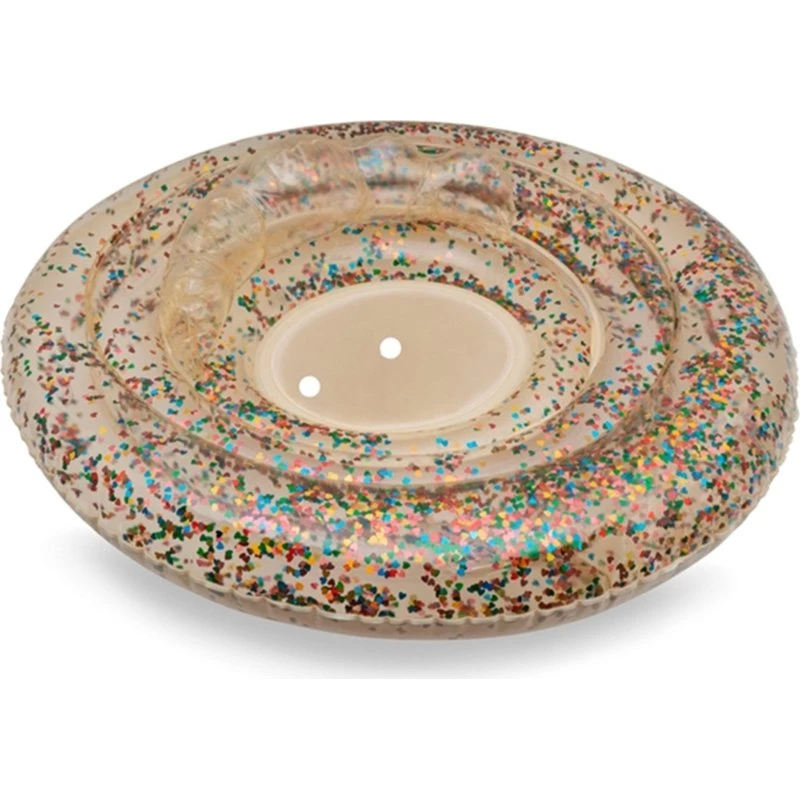 Konges Sløjd Babybadering Multi Heart Transparent Ø71 cm