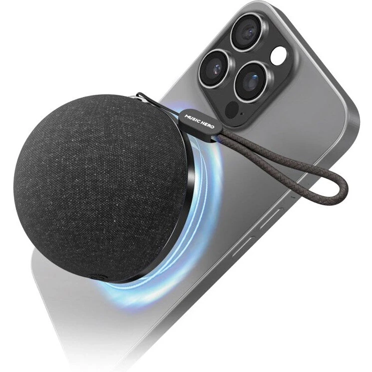 MUSIC HERO MagSafe Trådløs Højttaler 3W – Sort